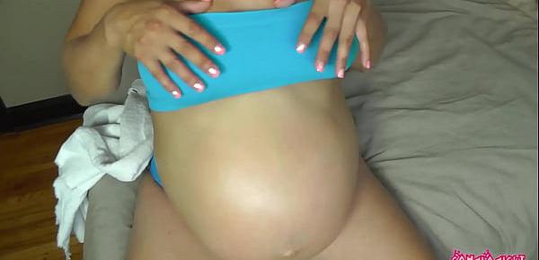  Beautiful pregnant rubs and massages belly